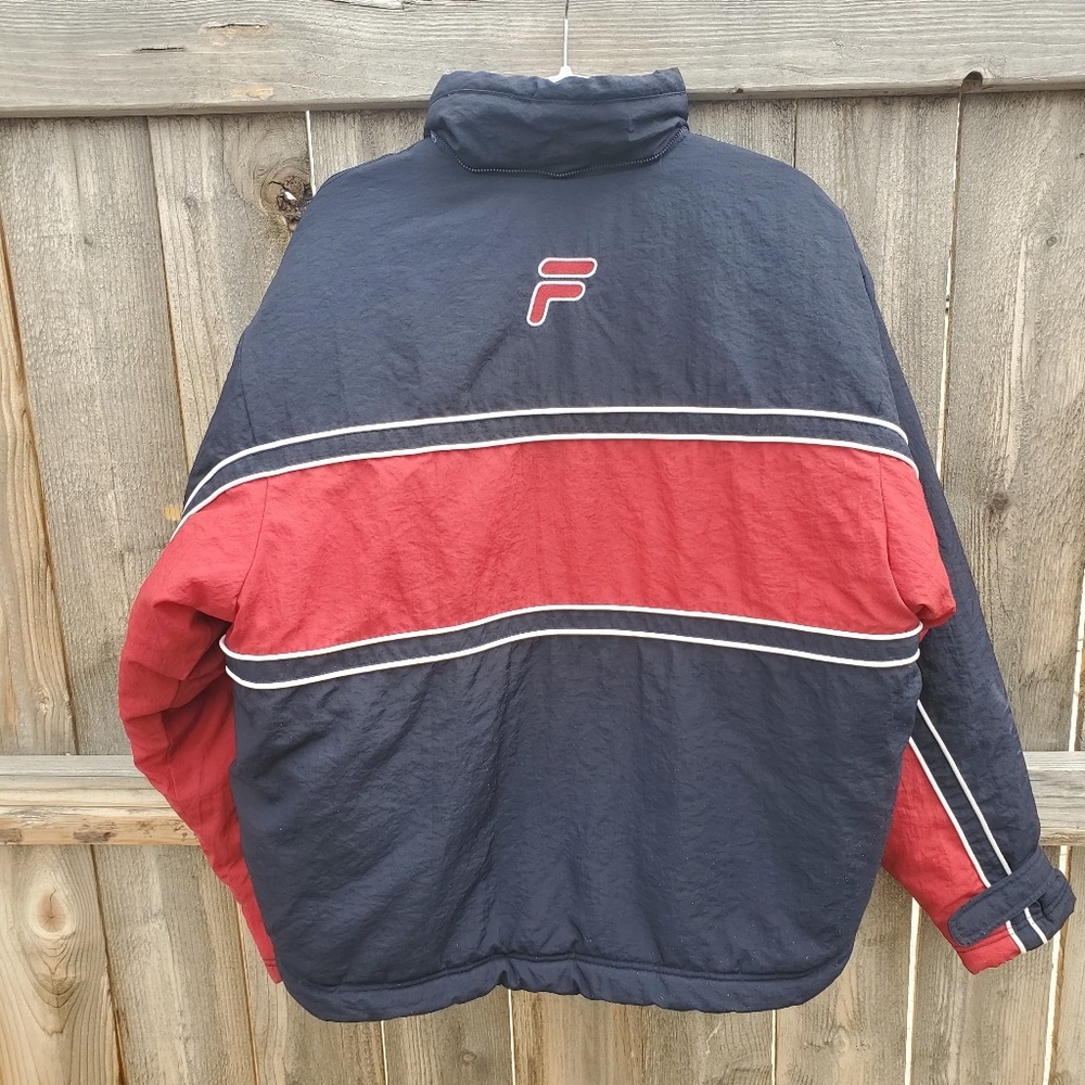 🔥sold🔥Hooded FILA Puffer Coat--Embroidered! - Picture 3 of 8
